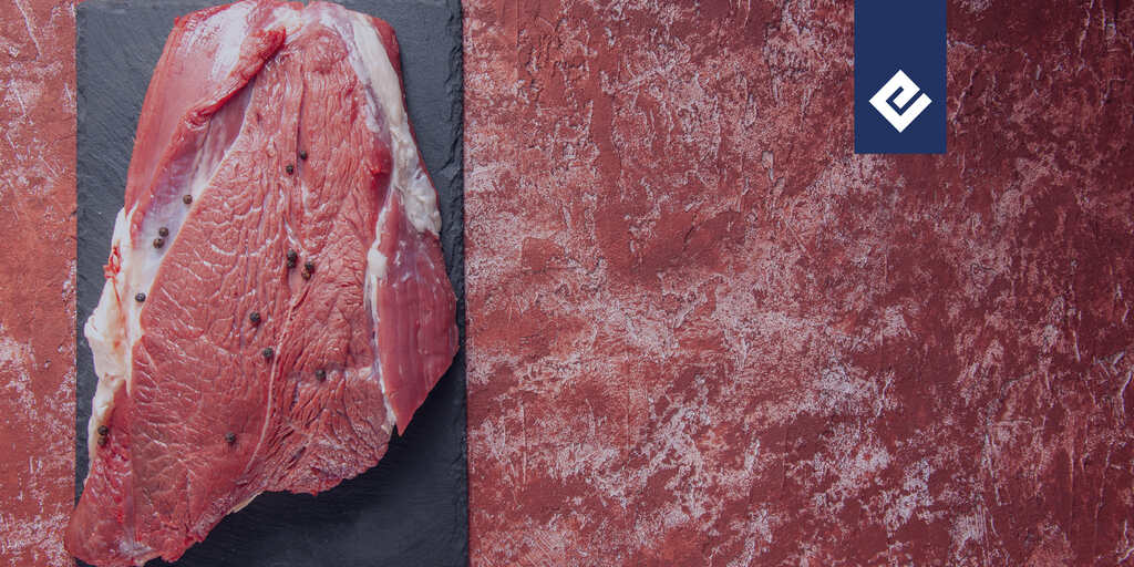 alimento em processo de transporte de carne